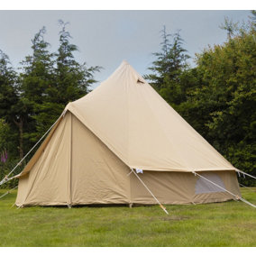 Andes 4m Zipped In Groundsheet (ZIG) Canvas Bell Tent