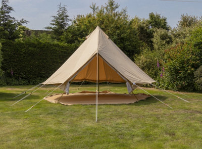 Andes 4m Zipped In Groundsheet (ZIG) Canvas Bell Tent
