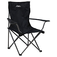 Andes Camping Chair with Carry Bag BLACK