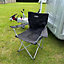 Andes Camping Chair with Carry Bag BLACK