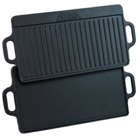 Andes Cast Iron Camping Grill Pan