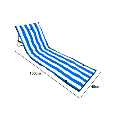 Andes Folding Beach Lounger Mat Chair - 3