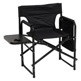 Andes Folding Directors Chair with Side Table