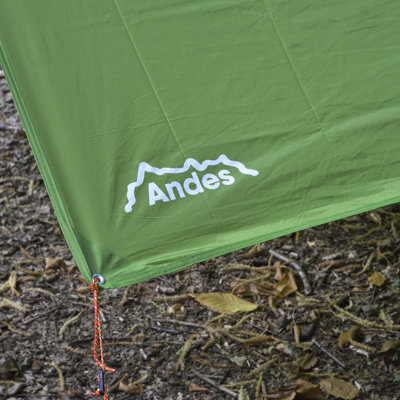 Andes Green Waterproof Camping Tarpaulin - 4