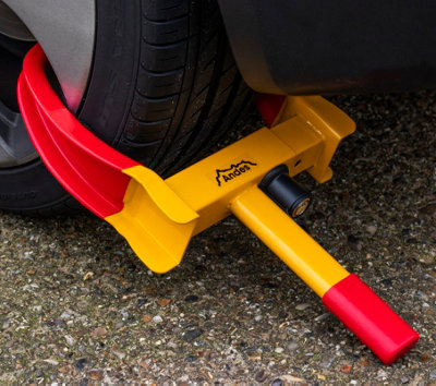 Andes Heavy Duty Car Wheel Clamp - 1