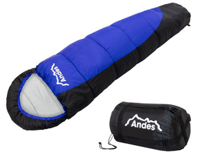 Andes Pichu 300 Childrens Sleeping Bag - BLUE/BLACK