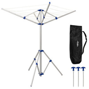 Andes Portable Rotary Clothes/Laundry Airer