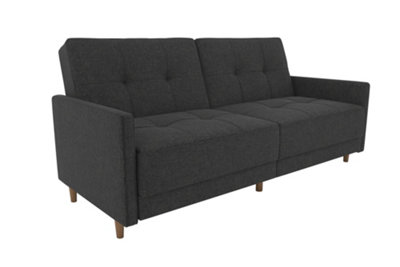 Andora sprung sofa bed in linen grey