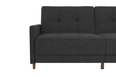Andora sprung sofa bed in linen grey