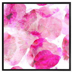 Andrew lee bo ho in pink (Picutre Frame) / 12x12" / Black