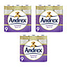 Andrex Supreme Quilts Toilet Tissue, 9 Rolls Pack Of 3