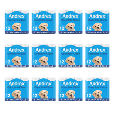 Andrex Toilet Tissue Classic Clean 12 Rolls x 12