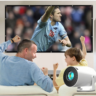 Android 11 F100 Smart Projector Auto Correction 16:9 Folding Screen