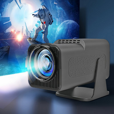 Android 12 F600 Mini Smart Projector Auto Horizontal Correction180Rotatable black