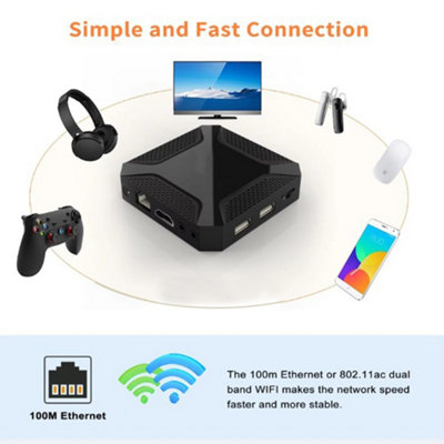 Caja de TV Android 10.0, X96Q Android TV Box 2GB RA 16GB RO Allwinner