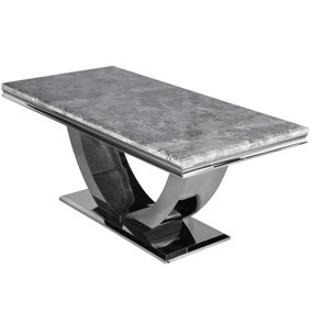 Angel 1.6m Marble or Glass Dining Table / Dining Table