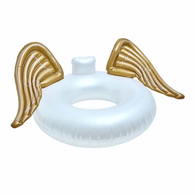 Angel Wings Inflatable Swimming Ring Pool Float Novelty For Adults ...