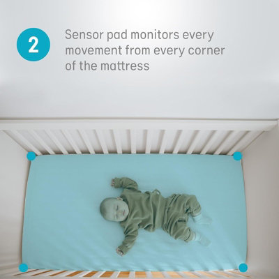 Angelcare Movement Monitor Baby Video Sound AC251 No Wifi Sensor Alarm ...