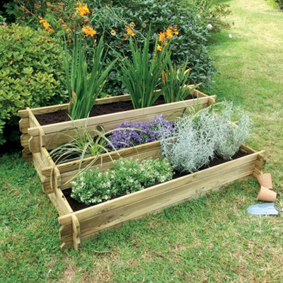 Angelic 3 Tiered Raised Bed with Lining - 4