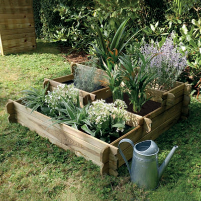 Angelic Tiered Raised Bed with Lining