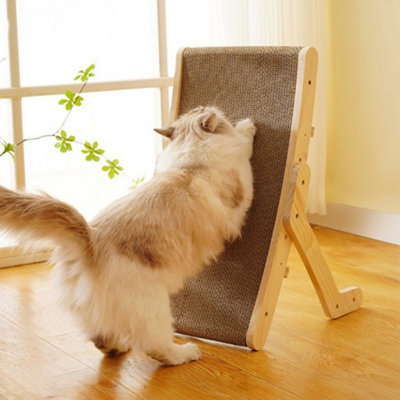 Angle Adjustable Cat Scratching Board with Corrugated Paper 43.5 x 25cm