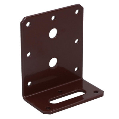 Angle Corner Bracket L-Shape Brace Fastener Plate 80mm x 40mm x 75mm