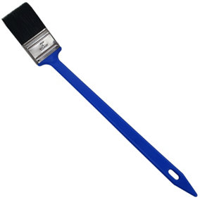 Angled Radiator Paint Brush - 50mm (2") x 400mm length - Hard To Reach Behind Pipes / Radiators Painting & Duster