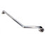 Angled Stainless Steel Grab bar Handle Support Rail Disability Aid 250mm x 590mm 1pk