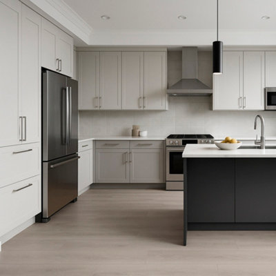Anglo Flooring X FloorLabs, Oak Oslo, Oak Effect Oak Grey Laminate Flooring, 8mm, 1.85m²