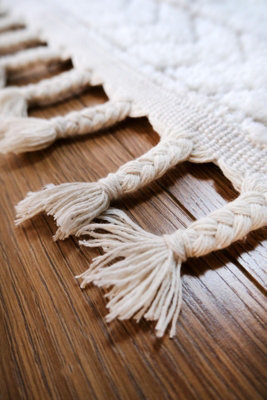 Angora 80x150 cm 100% cotton rug