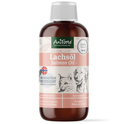 AniForte Salmon Oil for Dogs & Cats 250 ml - Natural Omega3 & 6 Price Comparisons | Compare The Build