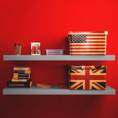 Anika Grey 60cm Floating Shelf