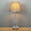 Anika Lyse Table Lamp in Chrome