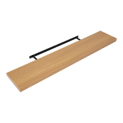 Anika Oak Effect 120cm Floating Shelf - 6