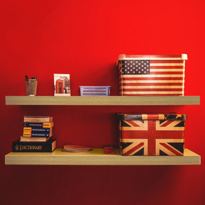 Anika Oak Effect 60cm Floating Shelf