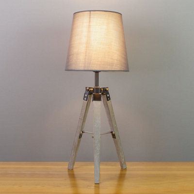 Anika Parlak Tripod Lamp in Grey