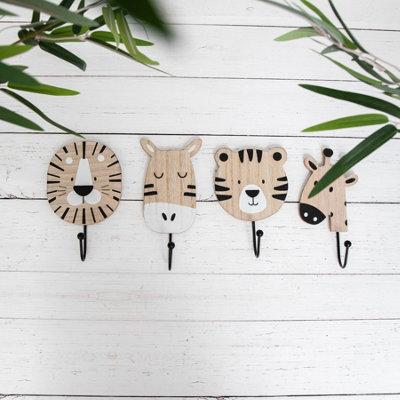 Animal  Carvings  of  Lion,  Giraf