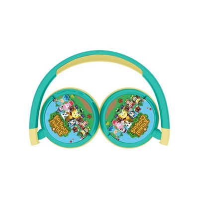 Animal Crossing Childrens/Kids Character Wireless Headphones Teal/Cream (One Size) - 5
