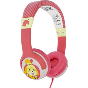 Animal Crossing Isabelle Adjustable Kids Wired Headphones