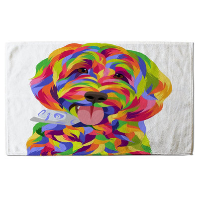 Animal Dog Illustration Pop Art (Bath Towel) / Default Title Price Comparisons | Compare The Build