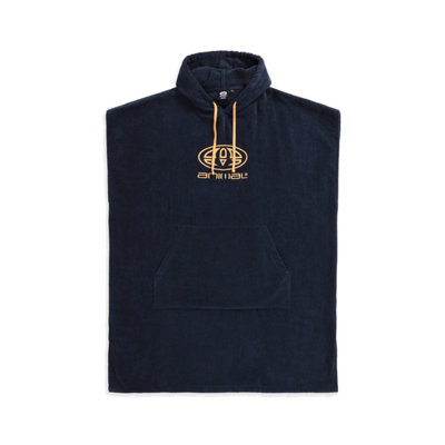 Animal Mens Jacob Towelling Organic Poncho Navy (One Size) Price Comparisons | Compare The Build