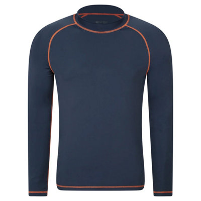 Animal Mens Long-Sleeved Rash Top Light Purple (L)