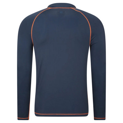 Animal Mens Long-Sleeved Rash Top Light Purple (L)