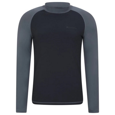 Animal Mens Long-Sleeved Rash Top Monochrome (XXL)