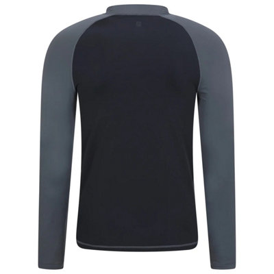 Animal Mens Long-Sleeved Rash Top Monochrome (XXL)