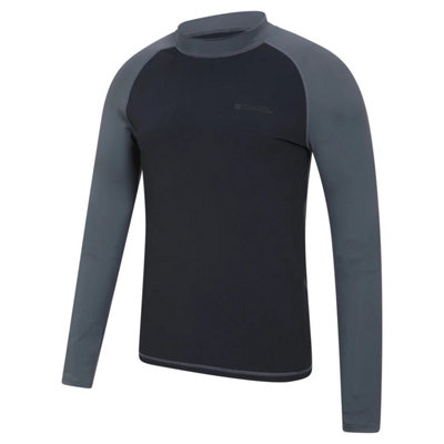 Animal Mens Long-Sleeved Rash Top Monochrome (XXL)