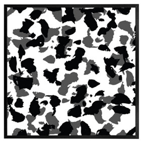 Animal print (Picutre Frame) / 24x24" / White