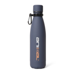Animal Rubber 480ml Water Bottle Navy (One Size)
