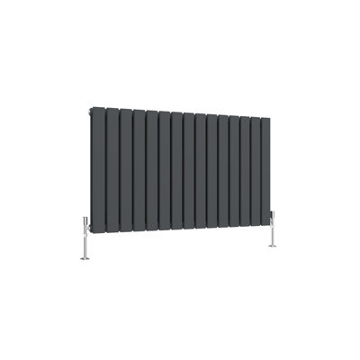 ANIT Central Heating 600x1020mm Double Horizontal High Heat Output Anthracite Radiator