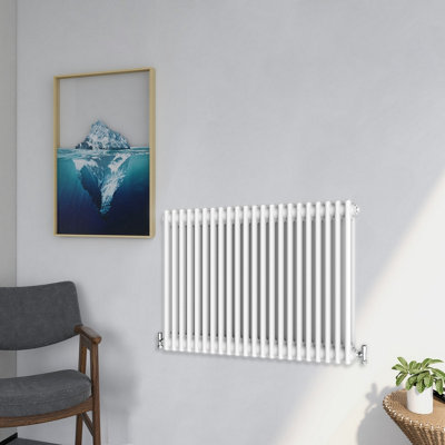ANIT Radiator Traditional Cast Iron 2 Column 600x1010mm Horizontal White